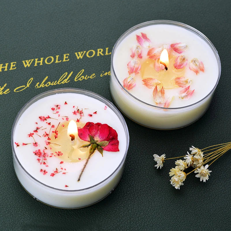 1Pcs Natural Plant Scented Nile Garden Aromatic Candle Low Temperature Handmade Candles Romantic Gifts Home Decoration