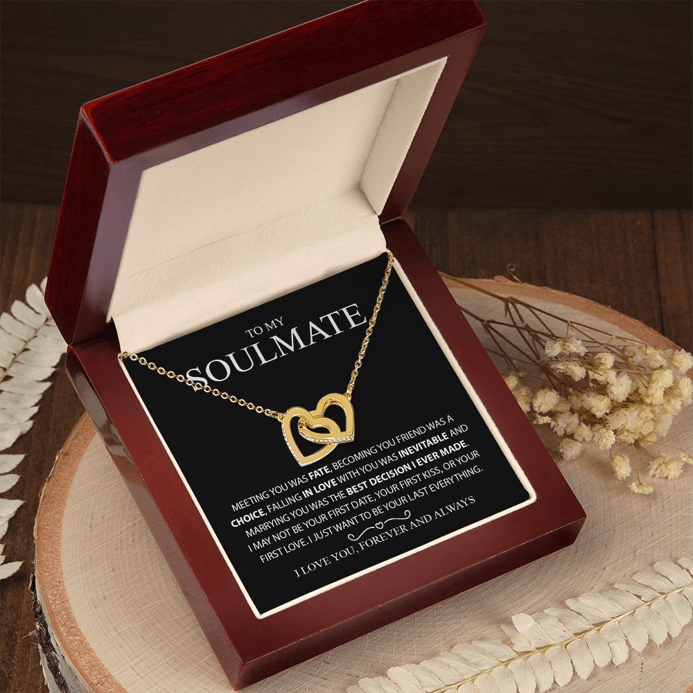 My Soulmate | Fate - Interlocking Hearts Necklace
