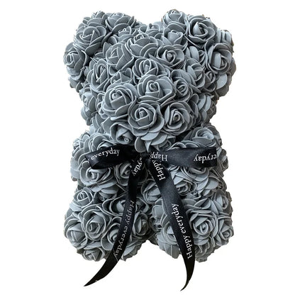 Rose Flower Teddy Bear