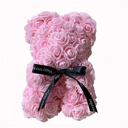 Rose Flower Teddy Bear