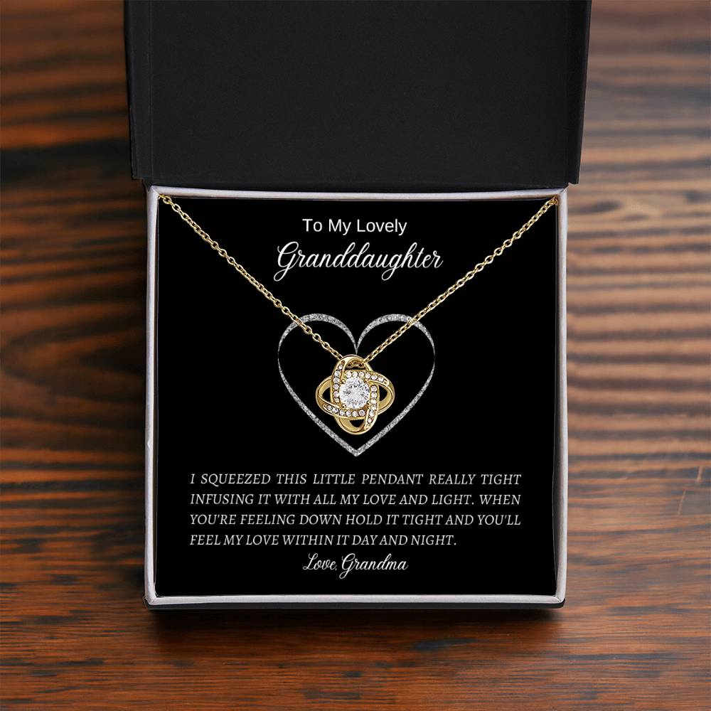 Granddaughter Love Knot Necklace | All My Love