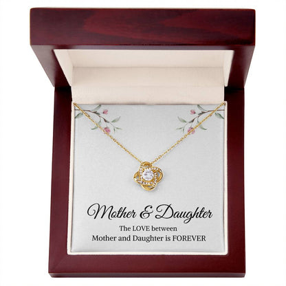 Mother & Daughter | The Love Between Mother & Daughter is Forever | Love Knot Necklace