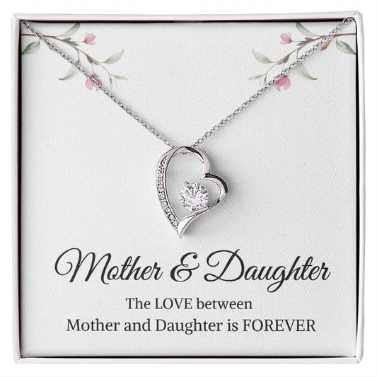 Mother & Daughter | The Love Between Mother & Daughter is Forever| Forever Love Necklace