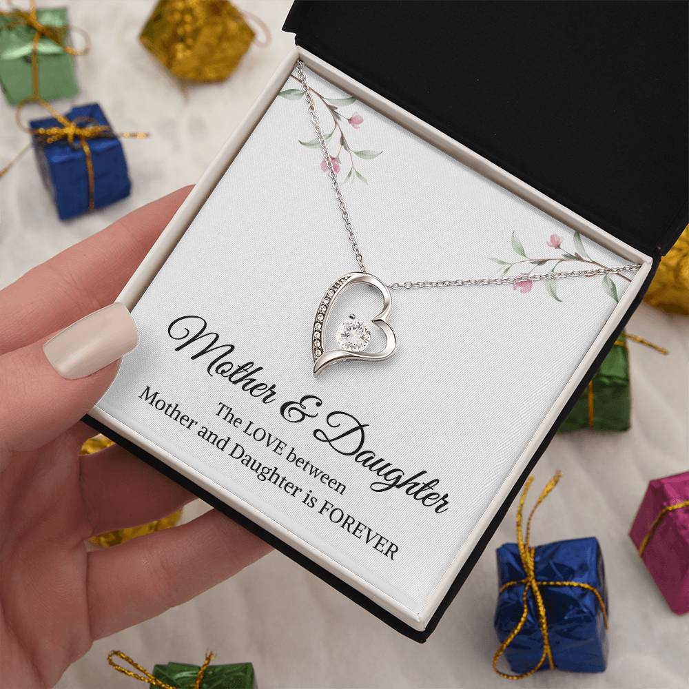 Mother & Daughter | The Love Between Mother & Daughter is Forever| Forever Love Necklace