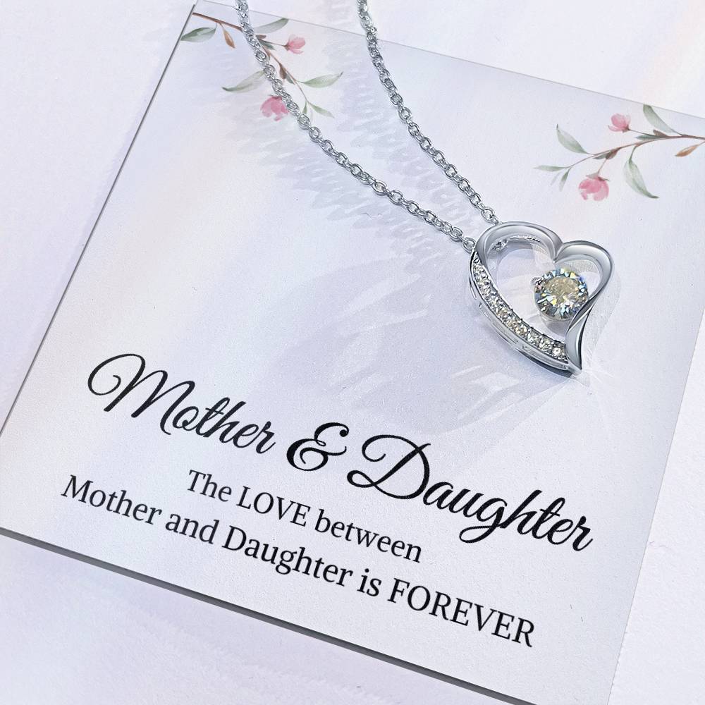 Mother & Daughter | The Love Between Mother & Daughter is Forever| Forever Love Necklace