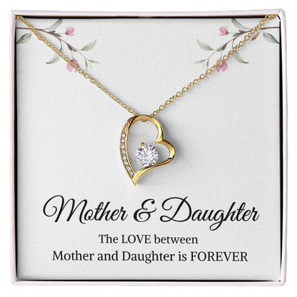 Mother & Daughter | The Love Between Mother & Daughter is Forever| Forever Love Necklace