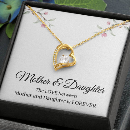 Mother & Daughter | The Love Between Mother & Daughter is Forever| Forever Love Necklace