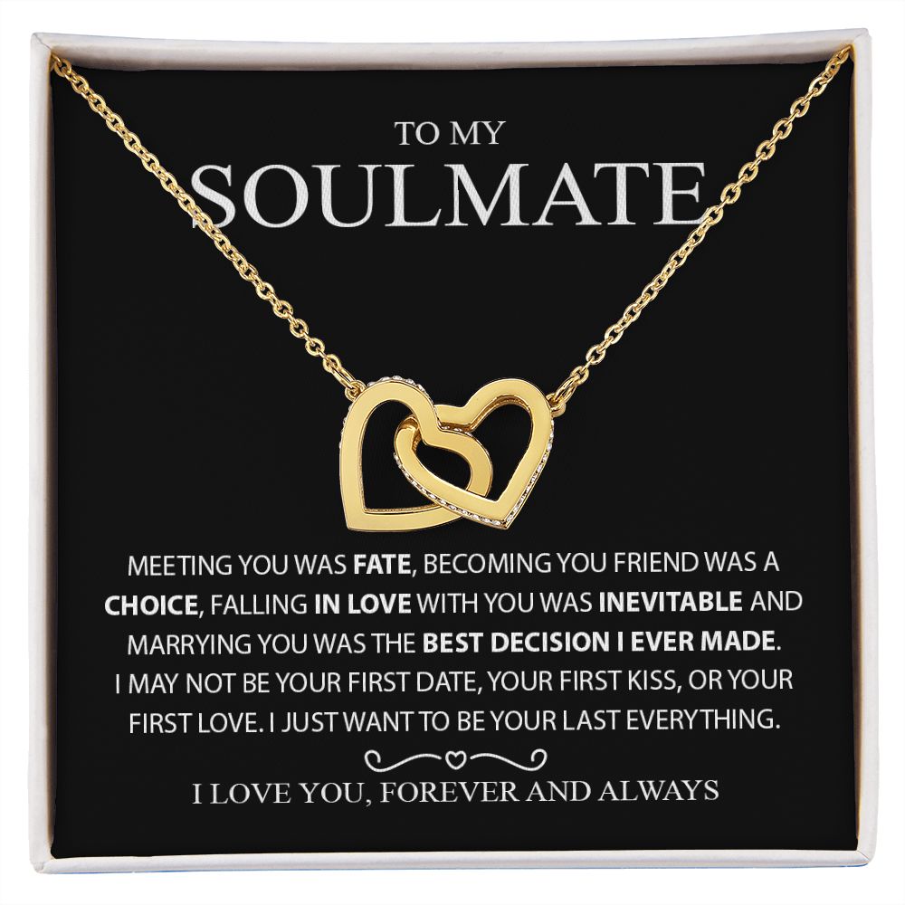 My Soulmate | Fate - Interlocking Hearts Necklace