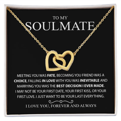 My Soulmate | Fate - Interlocking Hearts Necklace