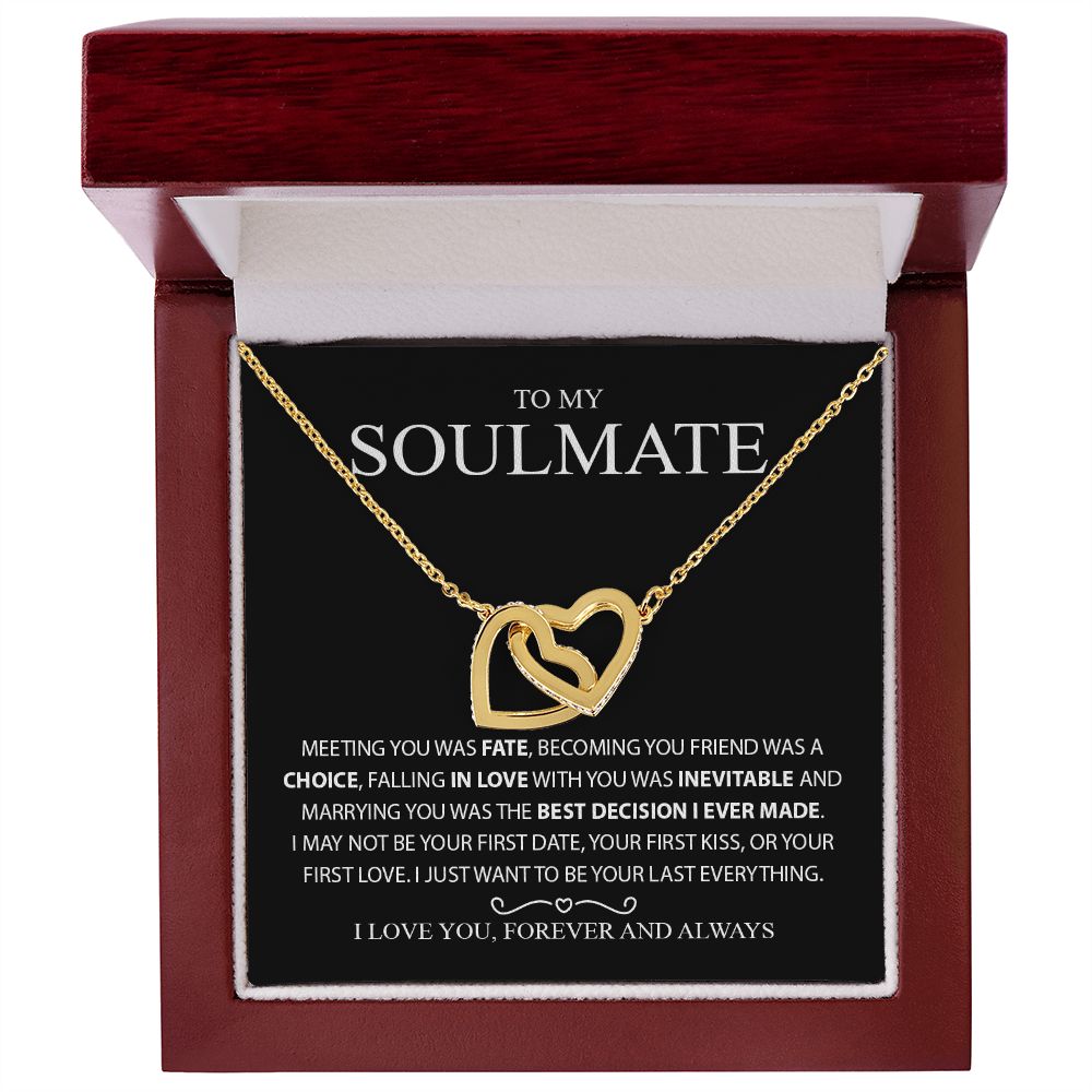 My Soulmate | Fate - Interlocking Hearts Necklace