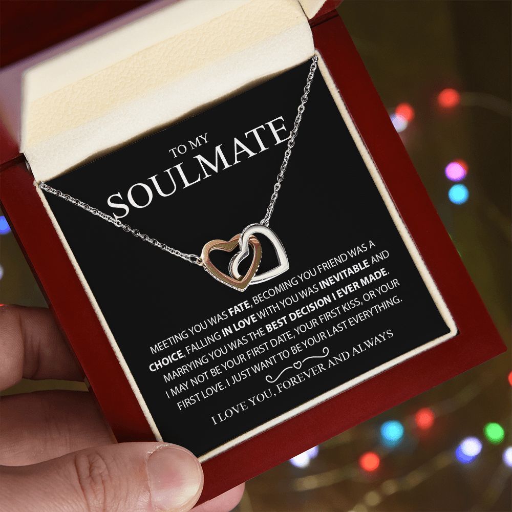 My Soulmate | Fate - Interlocking Hearts Necklace