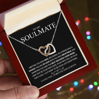 My Soulmate | Fate - Interlocking Hearts Necklace